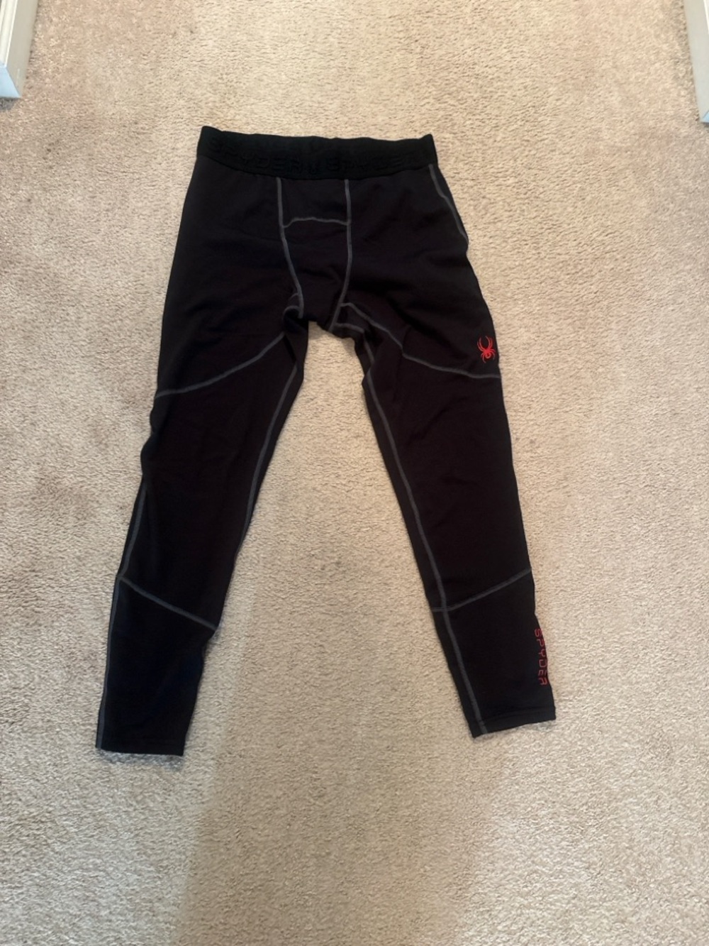 Spyder Active ProWeb Compression Leggings Black Size Large